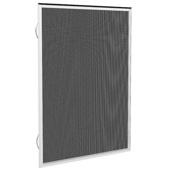 24 In W X 31 In H Double-Hung Window Screen, DH4, UltraVue Mesh, White